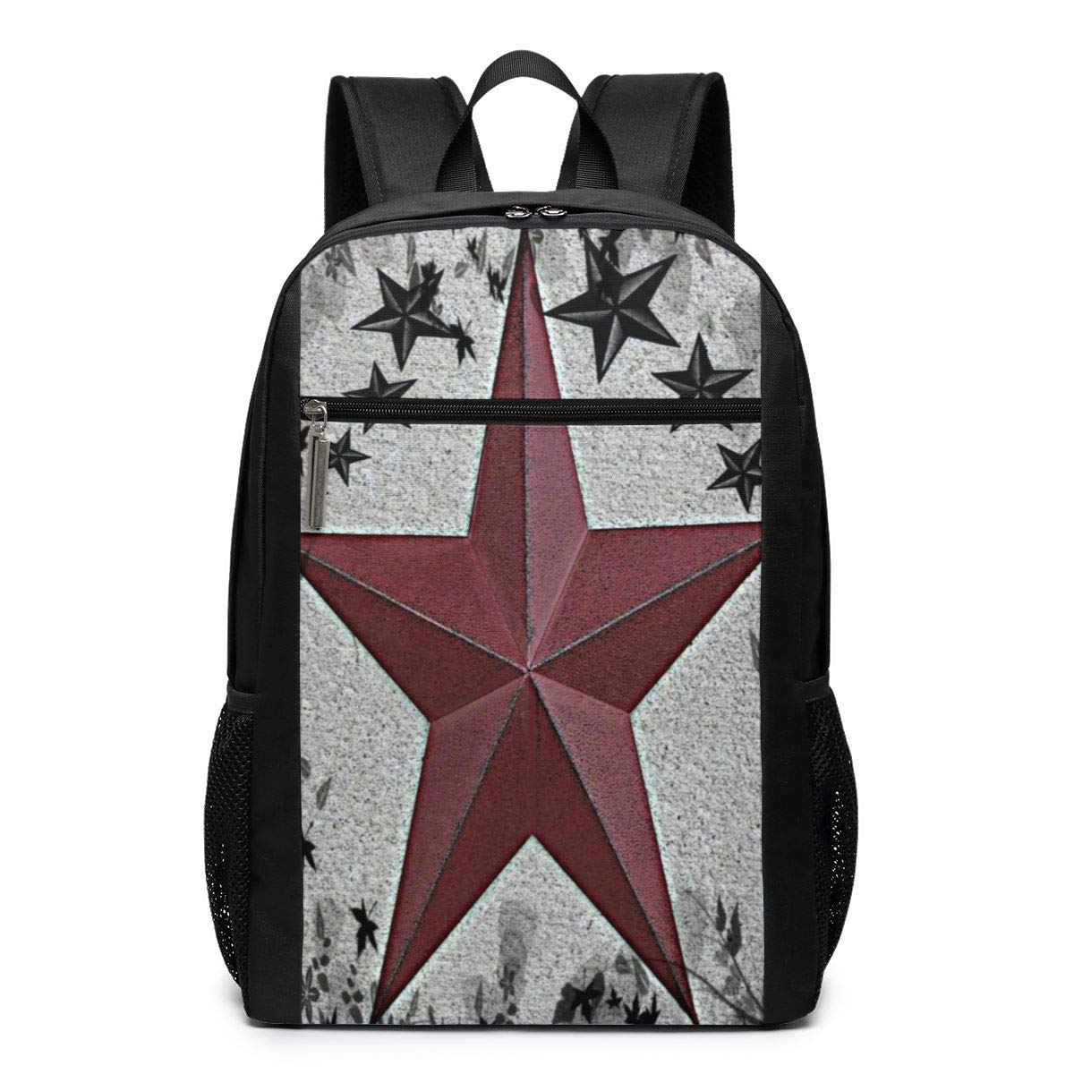 Amazon Com Red Barn Star Grey Leaf Floral Travel Backpack School
