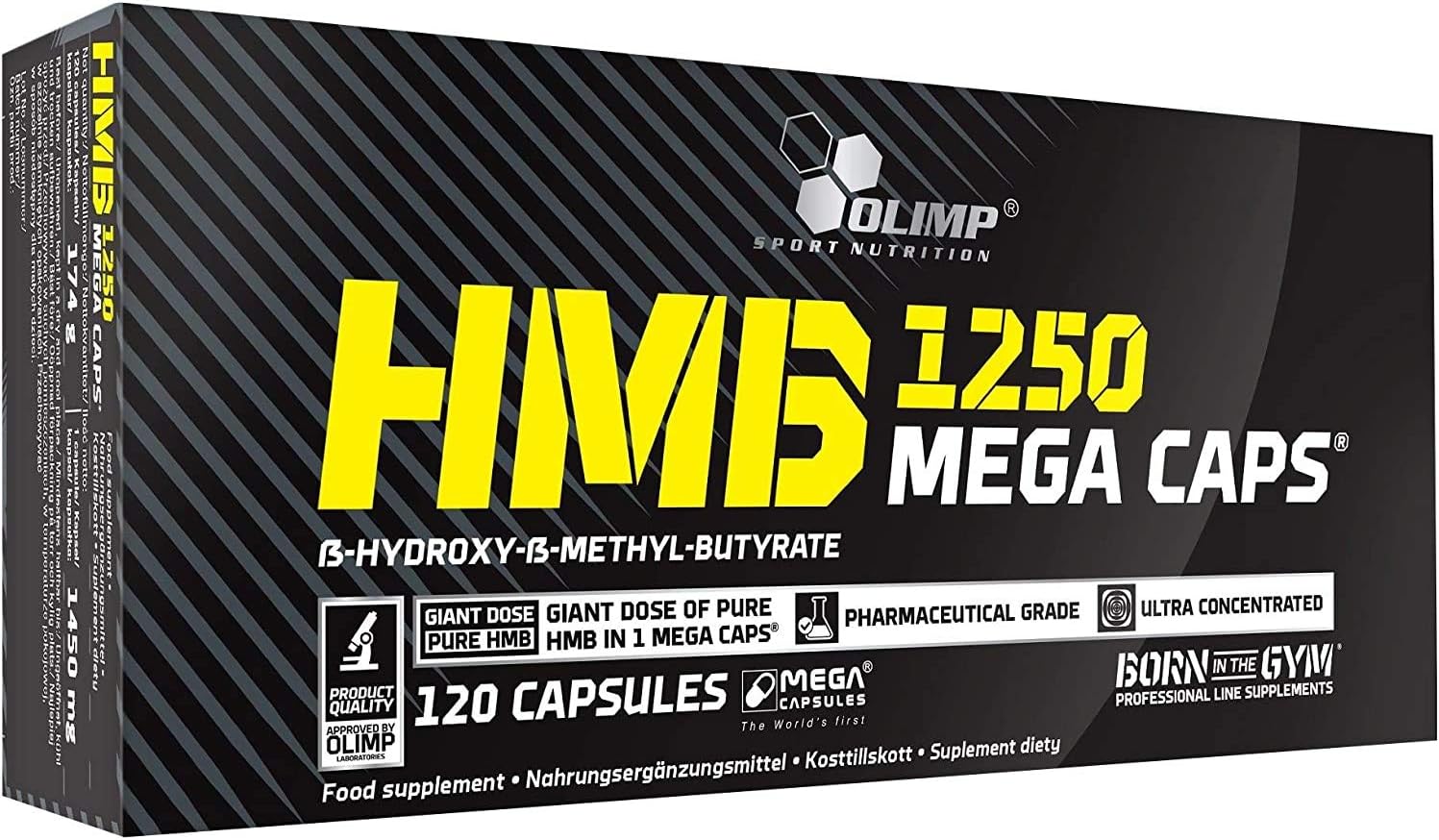 OLIMP NUTRITION HMB 1250 MEGA CAPS -120 CAPS