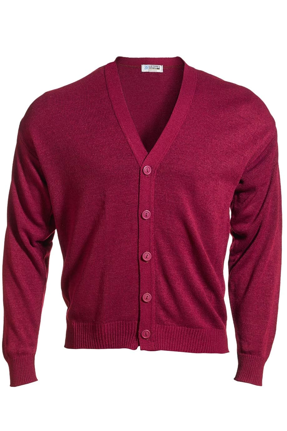 Edwards V-Neck Button Acrylic Cardigan 