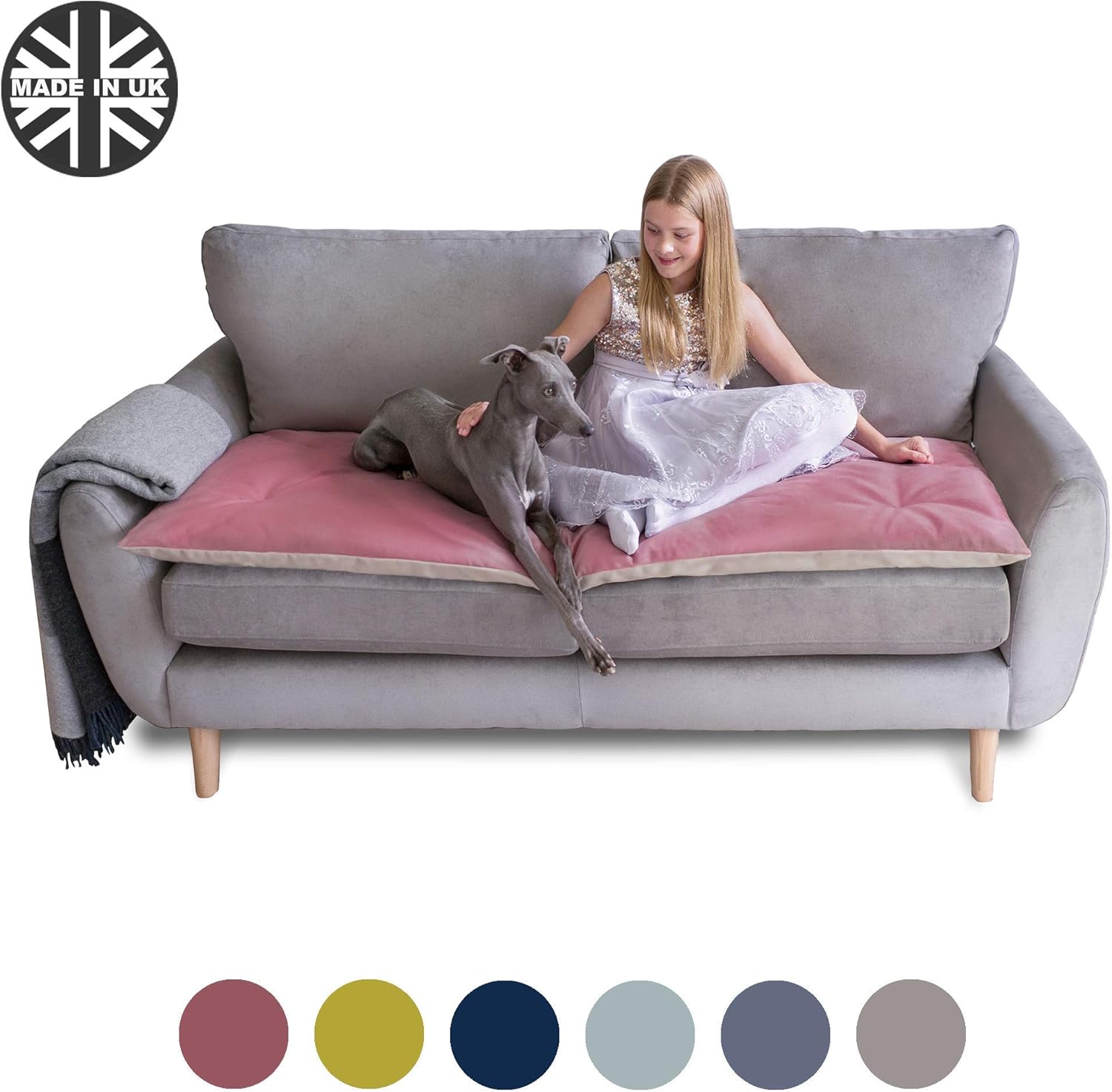 The Lounging Hound Sofa Topper Waterproof Protector for Furniture