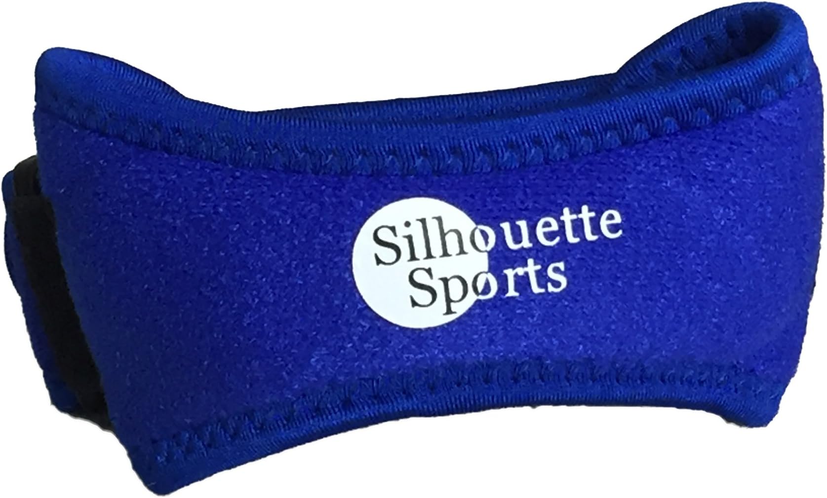Silhouette (2-PACK) Patella Knee Brace for Jumper's Knee Pain Relief - Quick Alternative to Taping - Treat Jumper's Knee - Premium Quality Knee Strap for Sports and Fitness, by Sports (BLUE)