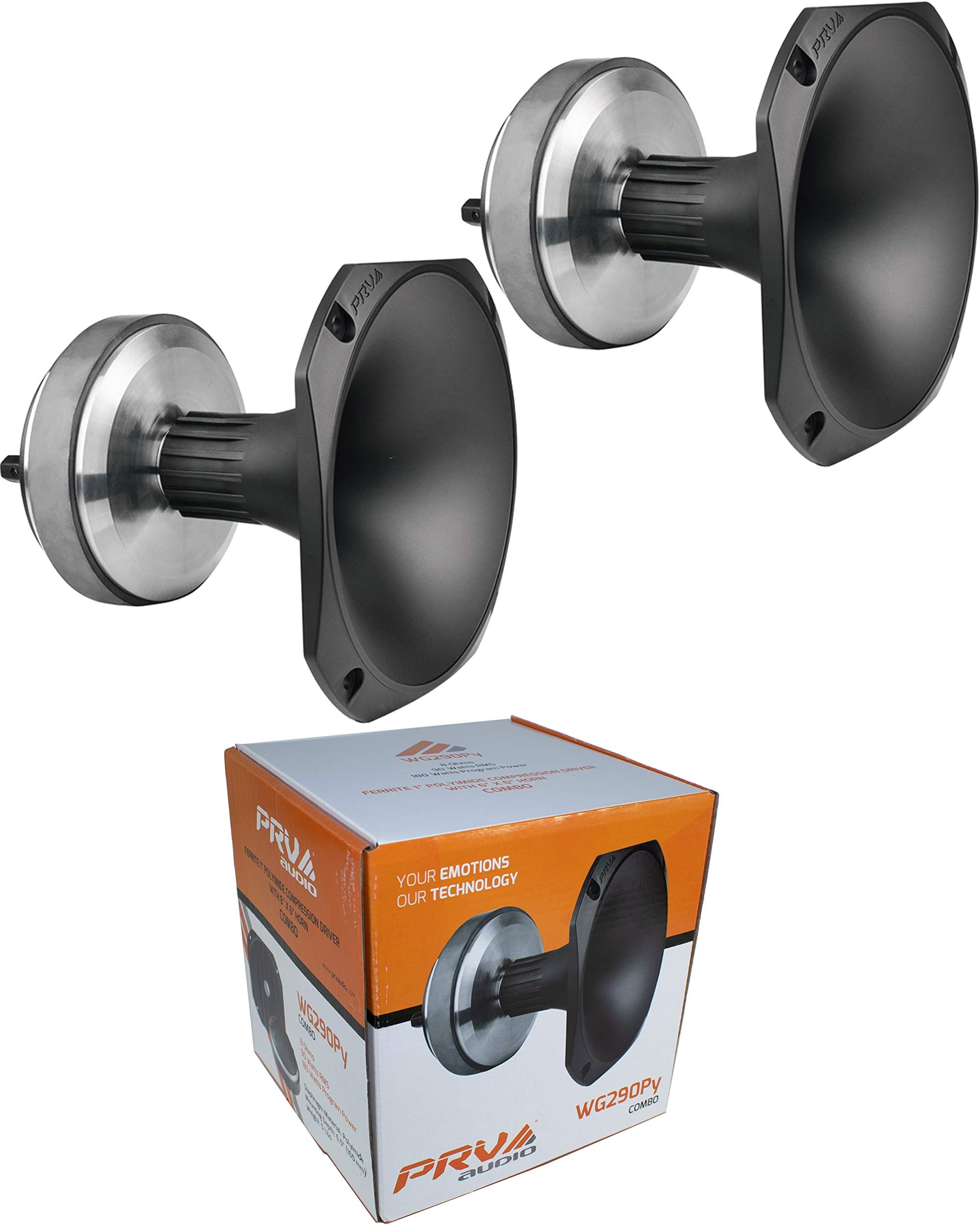 2X Pro PRV 1" Exit Polymide Compression Driver + Horn 360W 8 Ohm WG290Py