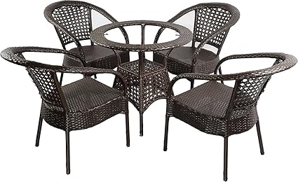 Shri Sai Outdoor Furniture Rattan Set