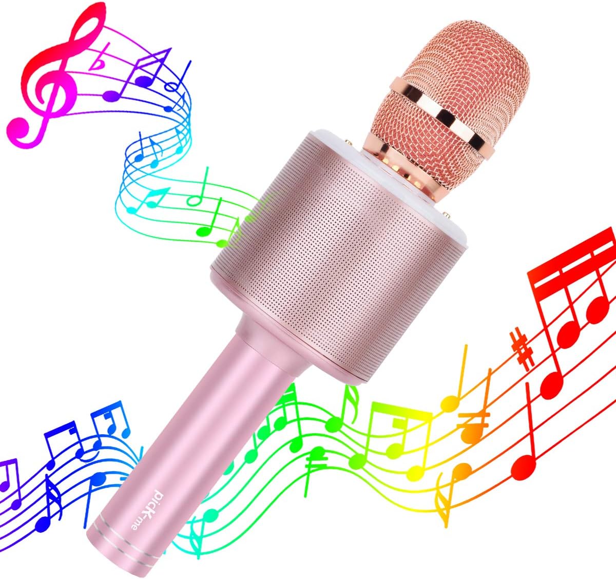 picK-me Microfono Wireless per Karaoke Grigio Microfono Senza Fili Macchina  per Altoparlanti Portatile Compatibile per Android/iPhone/PC/TV ecc Wireless  urban-earth.co.uk
