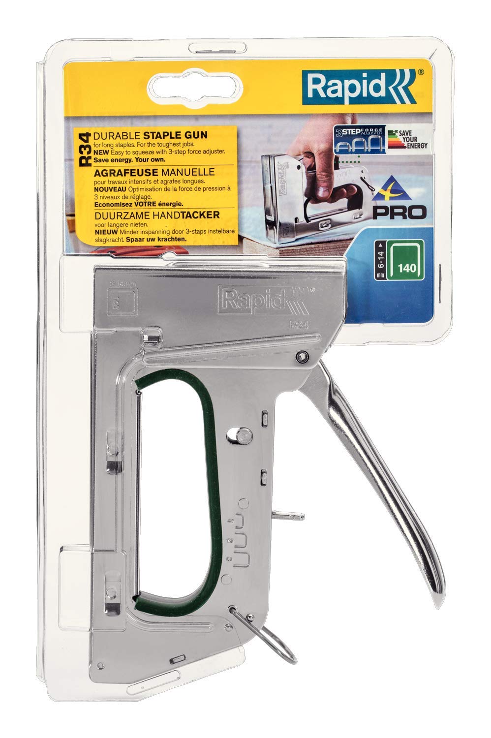 Rapid 20511550 Grapadora manual Multicolor Bricolaje y herramientas