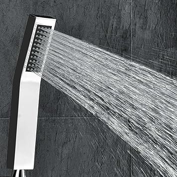 S R SUNRISE moderne Handbrause wasserfall Badezimmer silber anti-kalk-Düsen Duschkopf messing chrom SRSH011