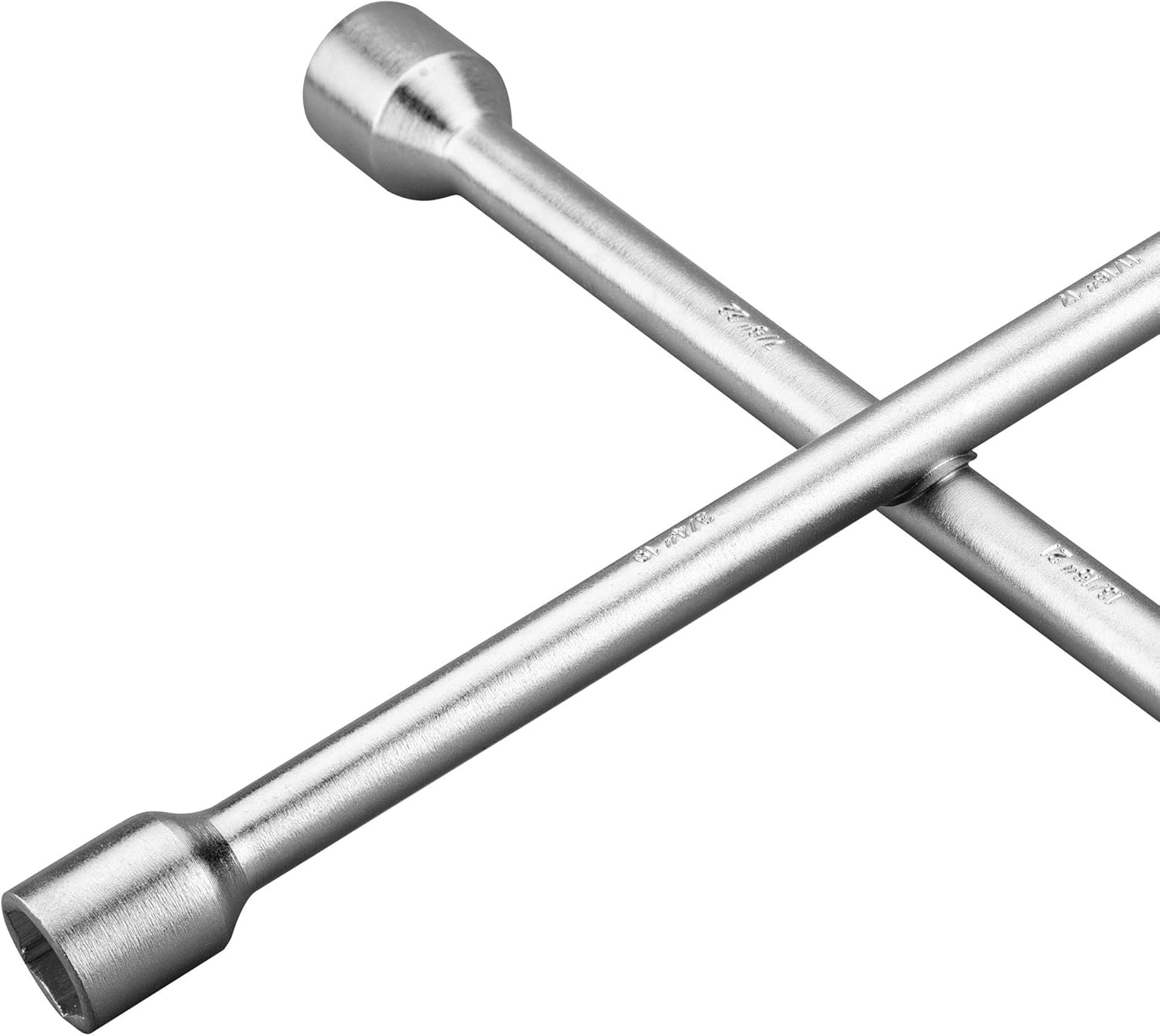 CARTMAN 14" Heavy Duty Universal Lug Wrench, 4-Way Cross Wrench: Automotive