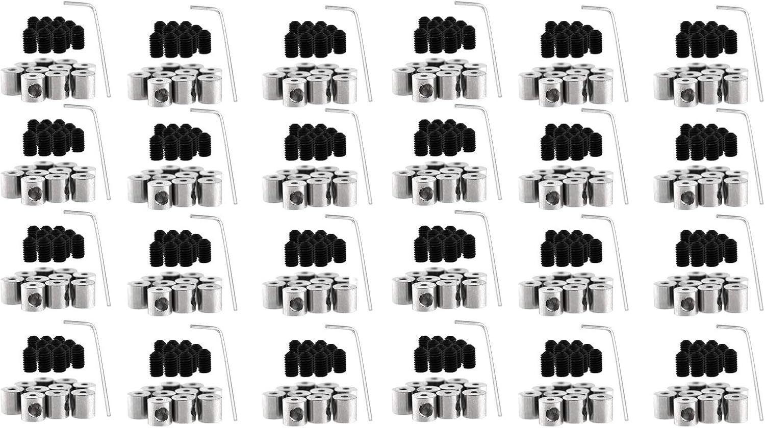 12 x / 24 x Pin Locks 5 mm Pin Locks Badge Safety Clasp Allen Key BigaMart