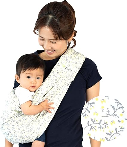 Amazon ケラッタ U Sling ベビースリング 新生児 成長に合わせて使える6way 抱っこひも 選べる8色 小花イエロー スリング ベビー マタニティ 通販