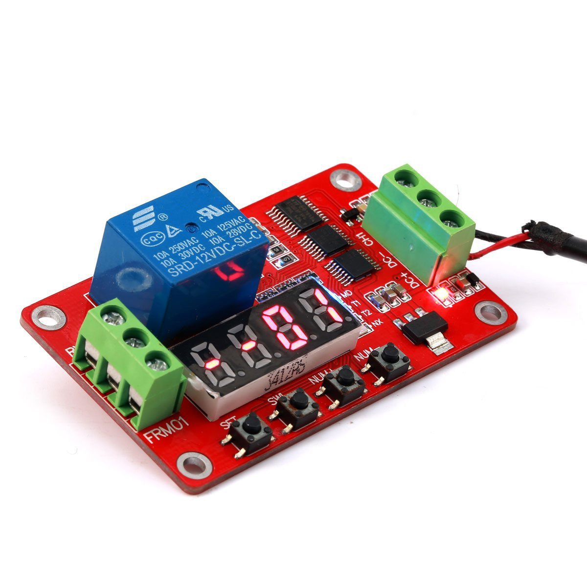 Daorier 12v Relay Module Cycle Delay Timer Switch Module Programmable ...