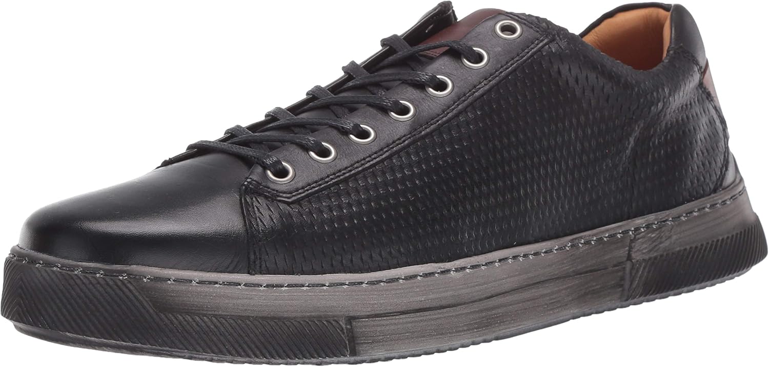 luxury men's leather sneakers