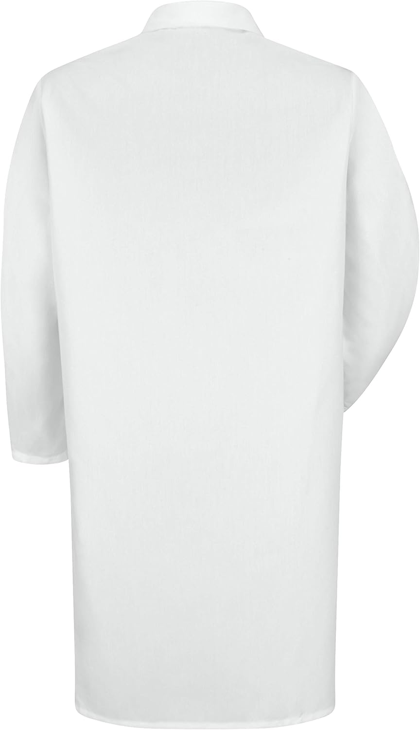 Red Kap Men's Exterior Pocket Lab Coat: Clothing