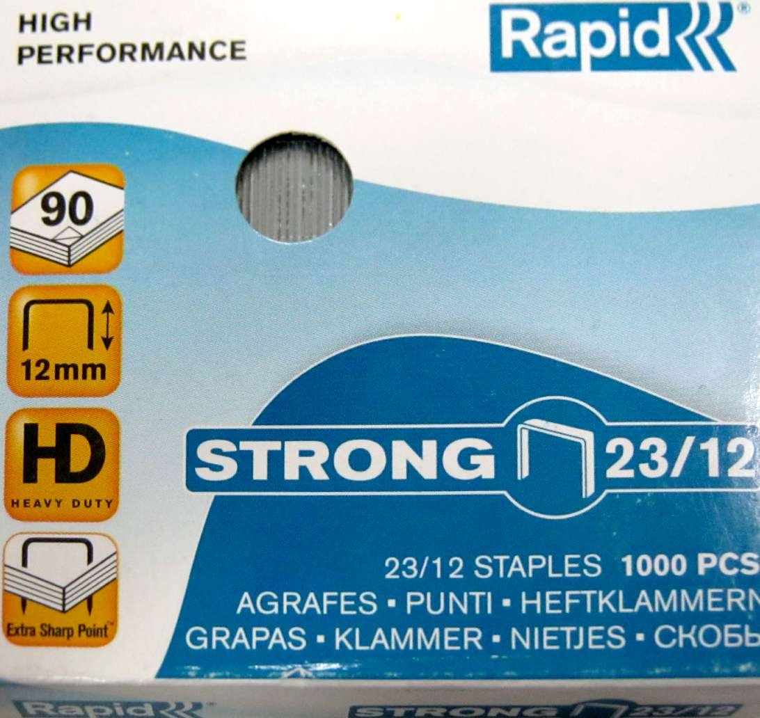 Rapid Staples, Pack of 1000 23/12 mm Amazon.co.uk Office Products