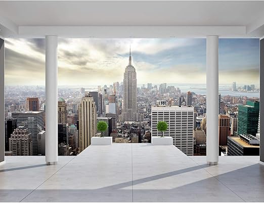Fototapete New York Vlies Wand Tapete Wohnzimmer Schlafzimmer Buro Flur Dekoration Wandbilder Xxl Moderne Wanddeko 100 Made In Germany Ny Stadt City Runa Tapeten 9204010a Amazon De Baumarkt