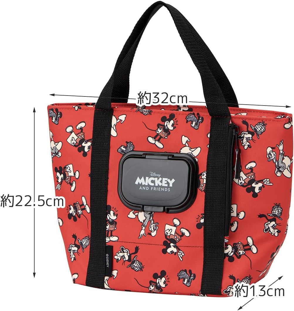 Amazon Co Jp スケーター 保冷バッグ ウエットティッシュポケット付き ディズニー ミッキーマウス Kclbp1 A ホーム キッチン