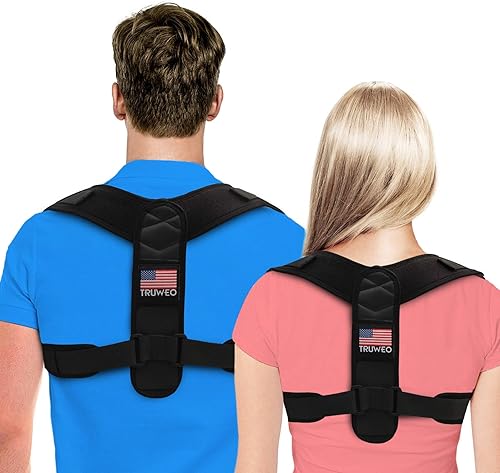 Posture Corrector For Men And Women - USA Patented Design - Adjustable Upper Back Brace For Clavicle Support and Providing Pain Relief From Neck, Back and Shoulder (Universal)