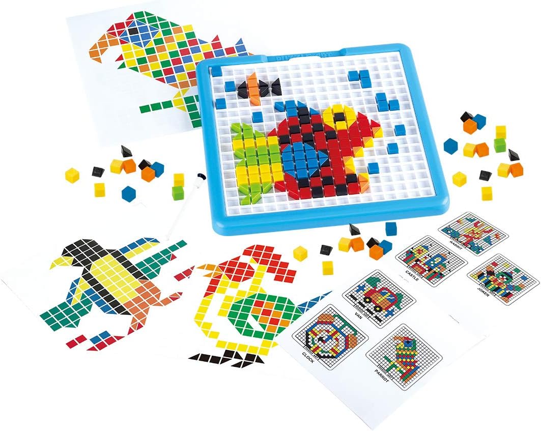 Amazon.com: PlayGo Mosaico Puzzle Art (2097): Toys &amp; Games