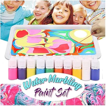 Amazon.com: Fine Marbling Art Paint Kit 