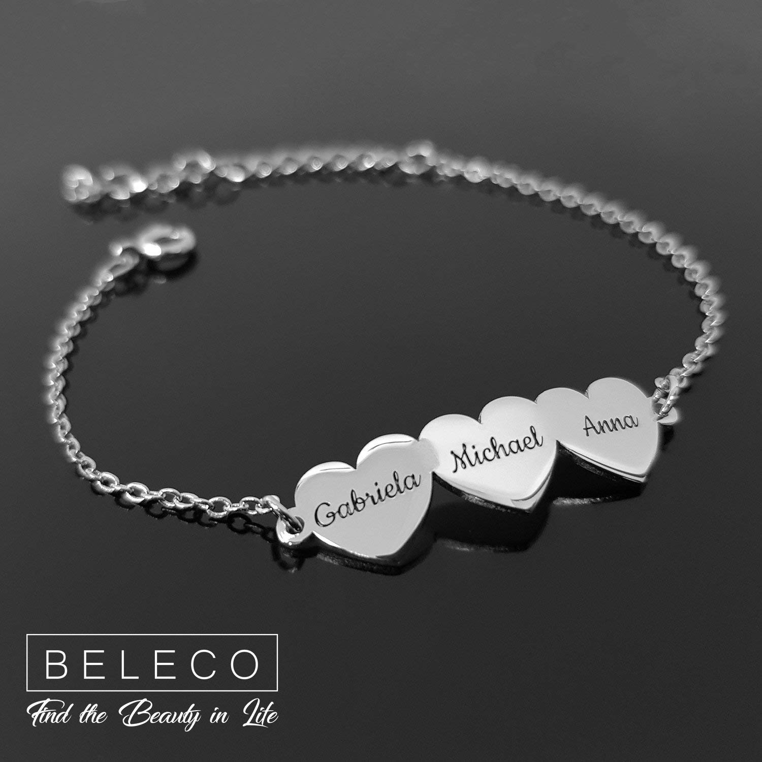 mothers bracelet with children's names