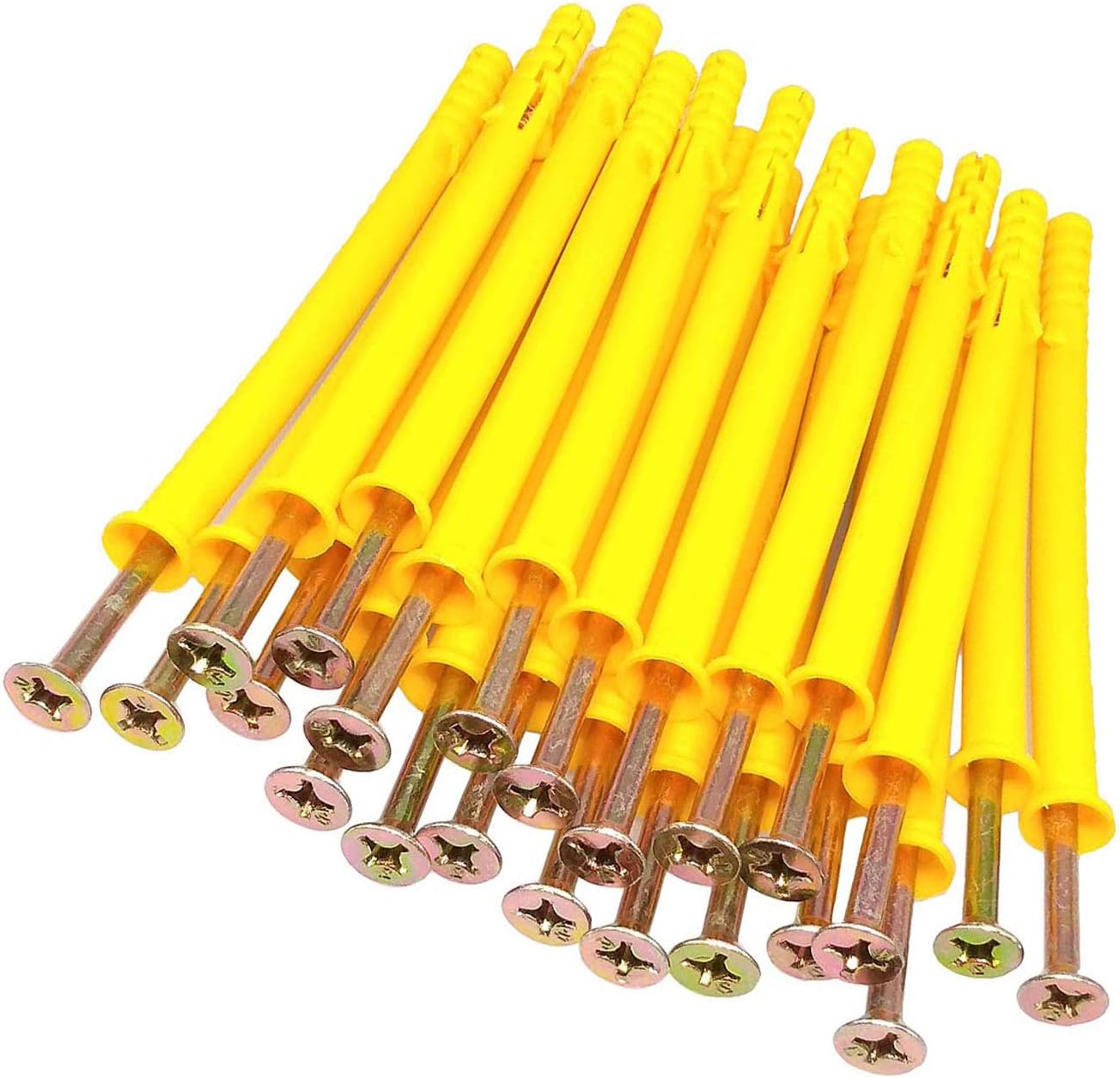 10 Set Screws and Anchors Set M5x150 Screw with 8x150 Plastic Expander