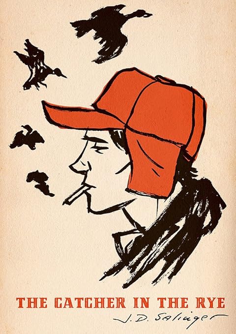 J.D Salinger Catcher In The Rye Holden Caulfield Reproduction A4 ...
