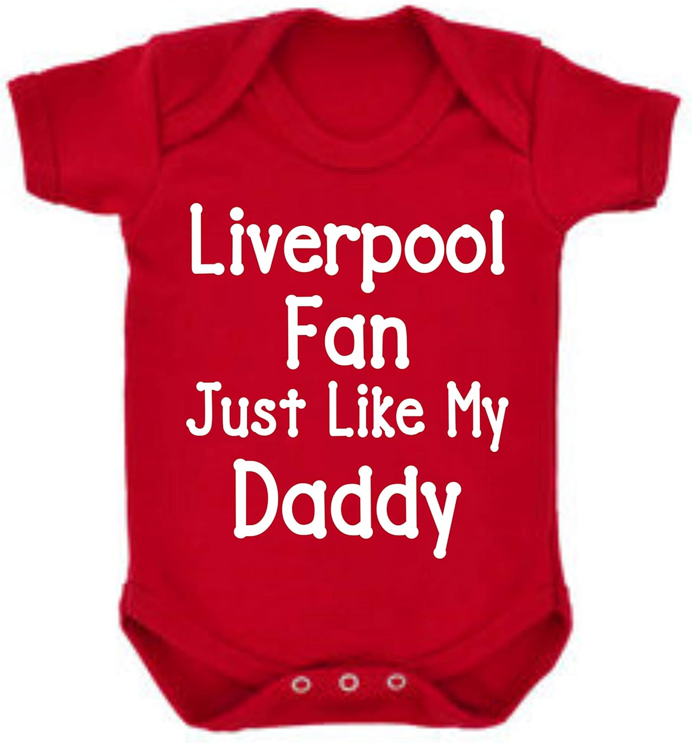 personalised liverpool baby grow