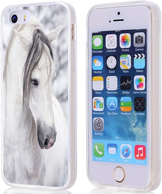Amazon Com For Iphone Se Case Horse Gifun Anti Slide And Drop