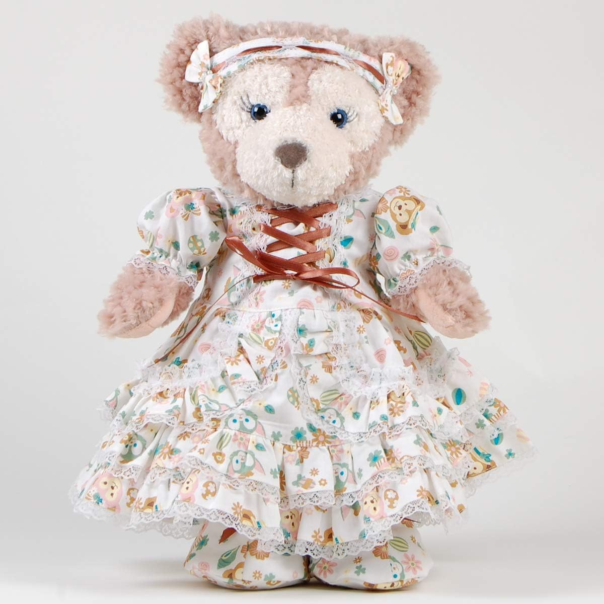 Amazon ダッフィー シェリーメイ Sサイズ 43cm 用 ハンドメイド コスチューム ダッフィー フレンズ ロリータドレス ベージュ ダッフィーコスチューム ダッフィー衣装 シェリーメイコスチューム シェリーメイ衣装 ぬいぐるみ おもちゃ