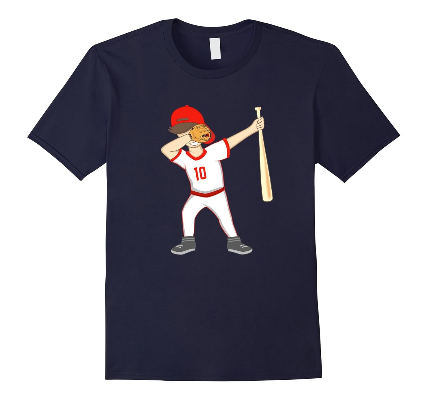 Funny Dabbing Baseball Dab T-Shirt For Boys Baseball Gift-ANZ