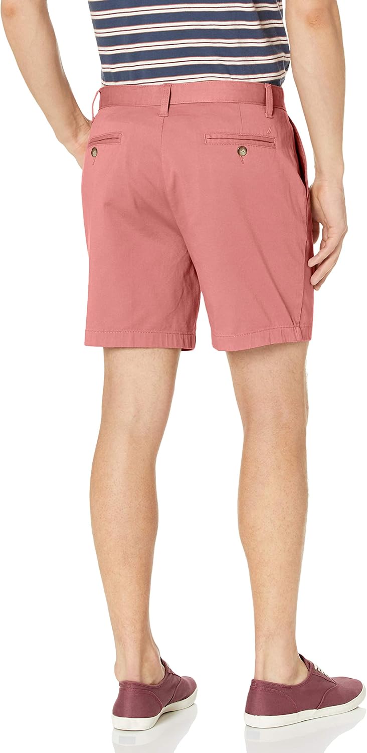 Nautica Men's 6" Stretch Twill Classic-Fit Shorts at  Men’s Clothing store