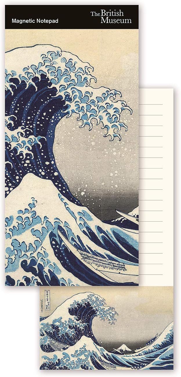 The British Museum Hokusai The Great Wave Magnetic Fridge Shopping To-Do List Notepad