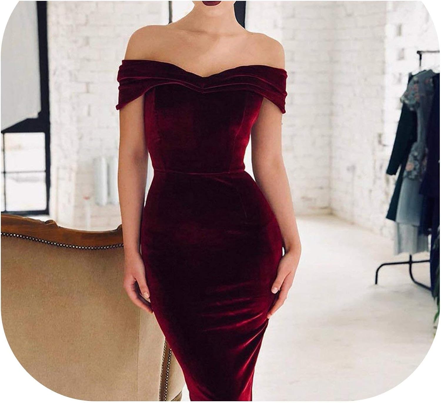 velvet sexy dress