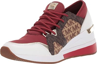 red michael kors trainers