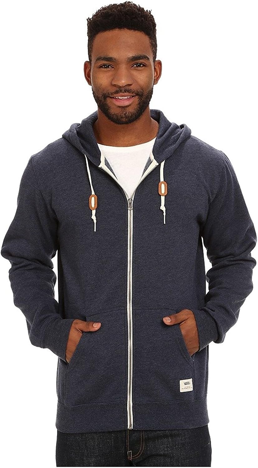 Vans Core Basics Zip Hoodie Black Iris Heather, Men's XX