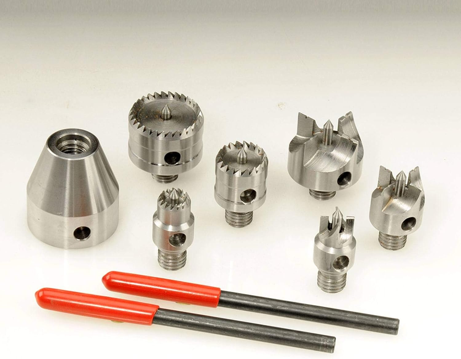 PSI Woodworking Products LCENTSET Multi Spur Drive Center Set with A 1