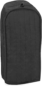 RITZ Polyester / Cotton Quilted Blender Appliance Cover, Dust and Fingerprint Protection, Machine Washable, Black