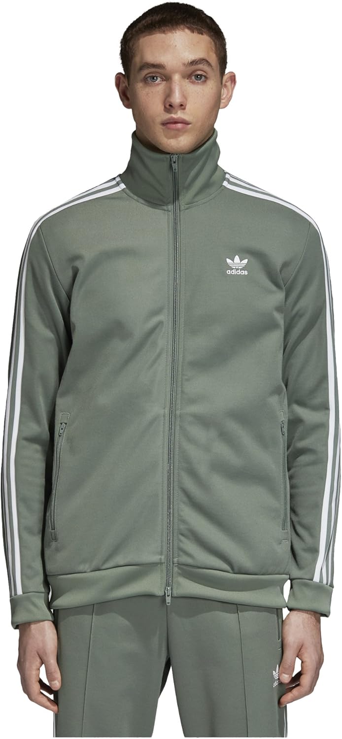 adidas beckenbauer jacket maroon