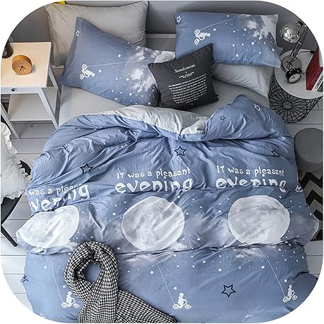 Amazon Home Textile ブラック ホワイト ストライプ ブリーフ 寝具セット 男の子 子供 女の子 大人用 リネン ソフト 掛け布団カバー 枕カバー ベッドシーツ クイーン 6 クイーン フラットベッドシーツ 寝具カバーセット オンライン通販