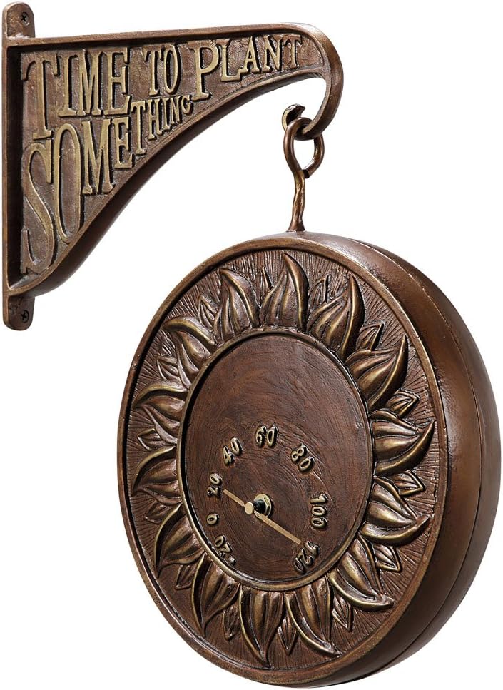 Plant Something Garden Clock Home & Kitchen