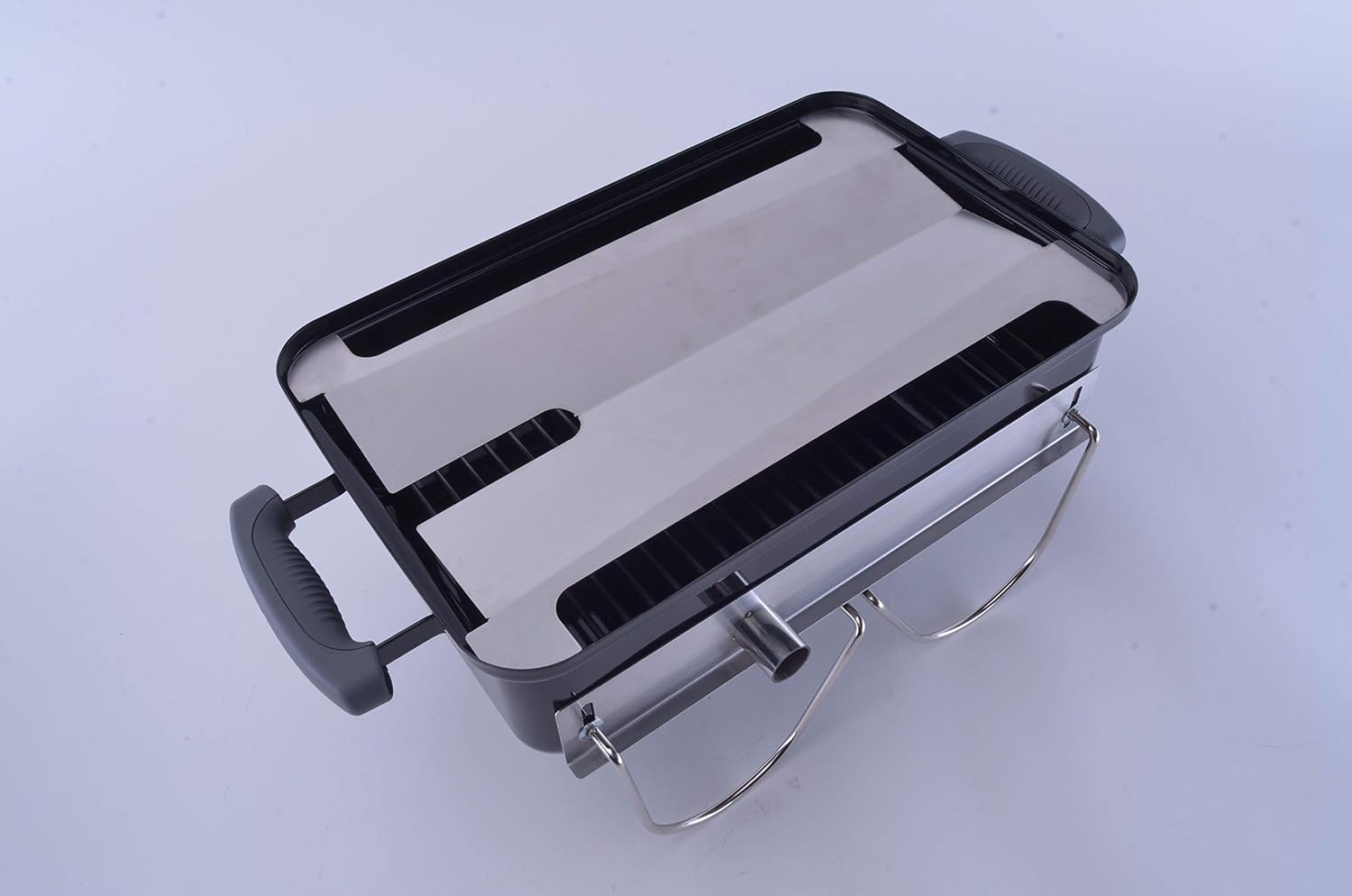 qube Heat Deflector Drip Pan For Weber Go Anywhere Charcoal Grill Stainless Steel One Size Amazon Co Uk Clothing