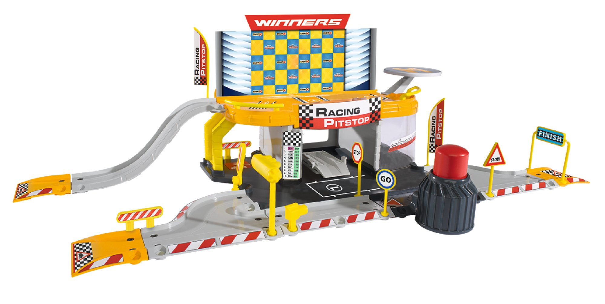 Majorette Creatix Racing Pitstop and Car