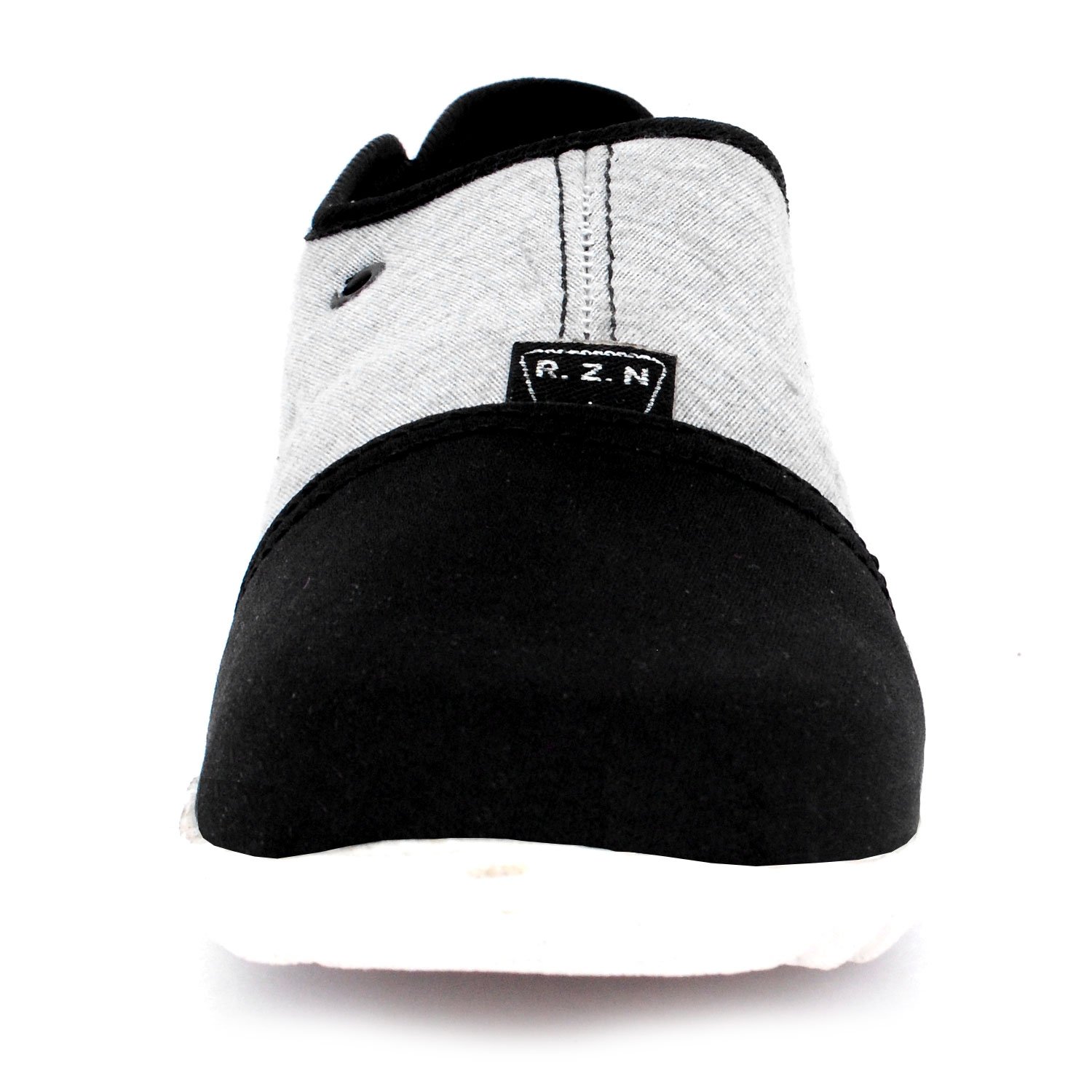 ziaula women ladies synthetic casual black and grey shoes