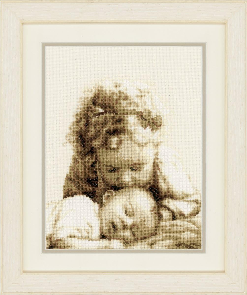 Vervaco Sisterly Love Counted Cross Stitch Kit, Multi-Colour
