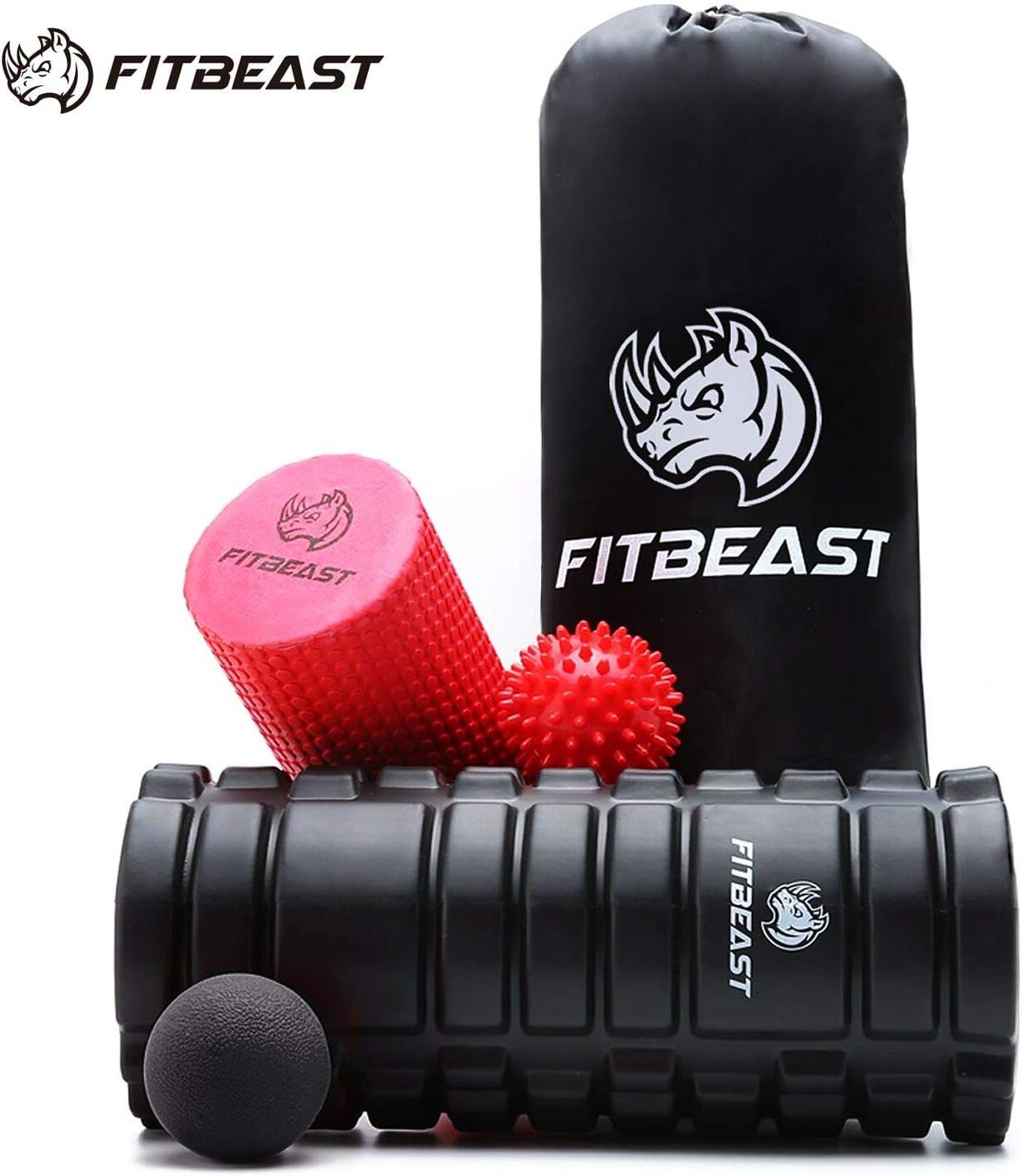 Foam Roller 2 in 1 Foam Rollers 4 Piece Set for Deep Tissue Muscle