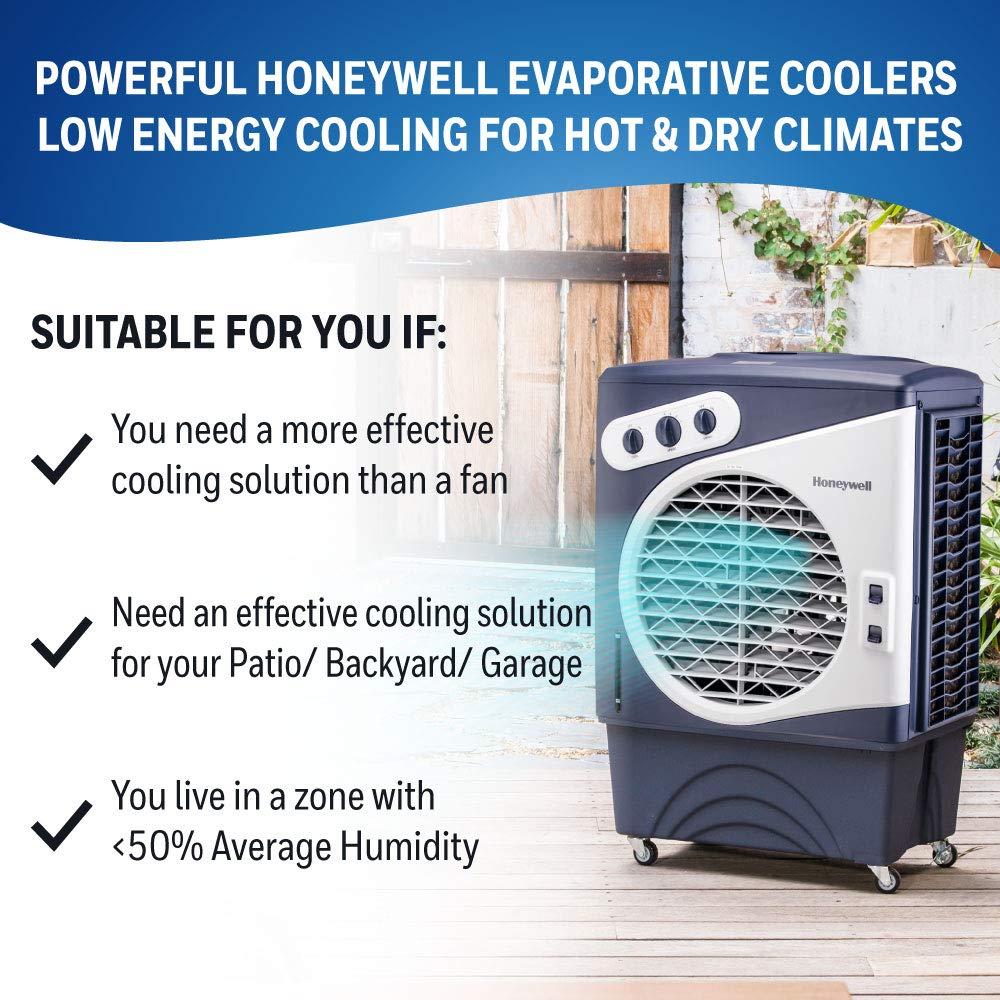 Honeywell 1540 2471 Cfm Outdoor Portable Evaporative Cooler With