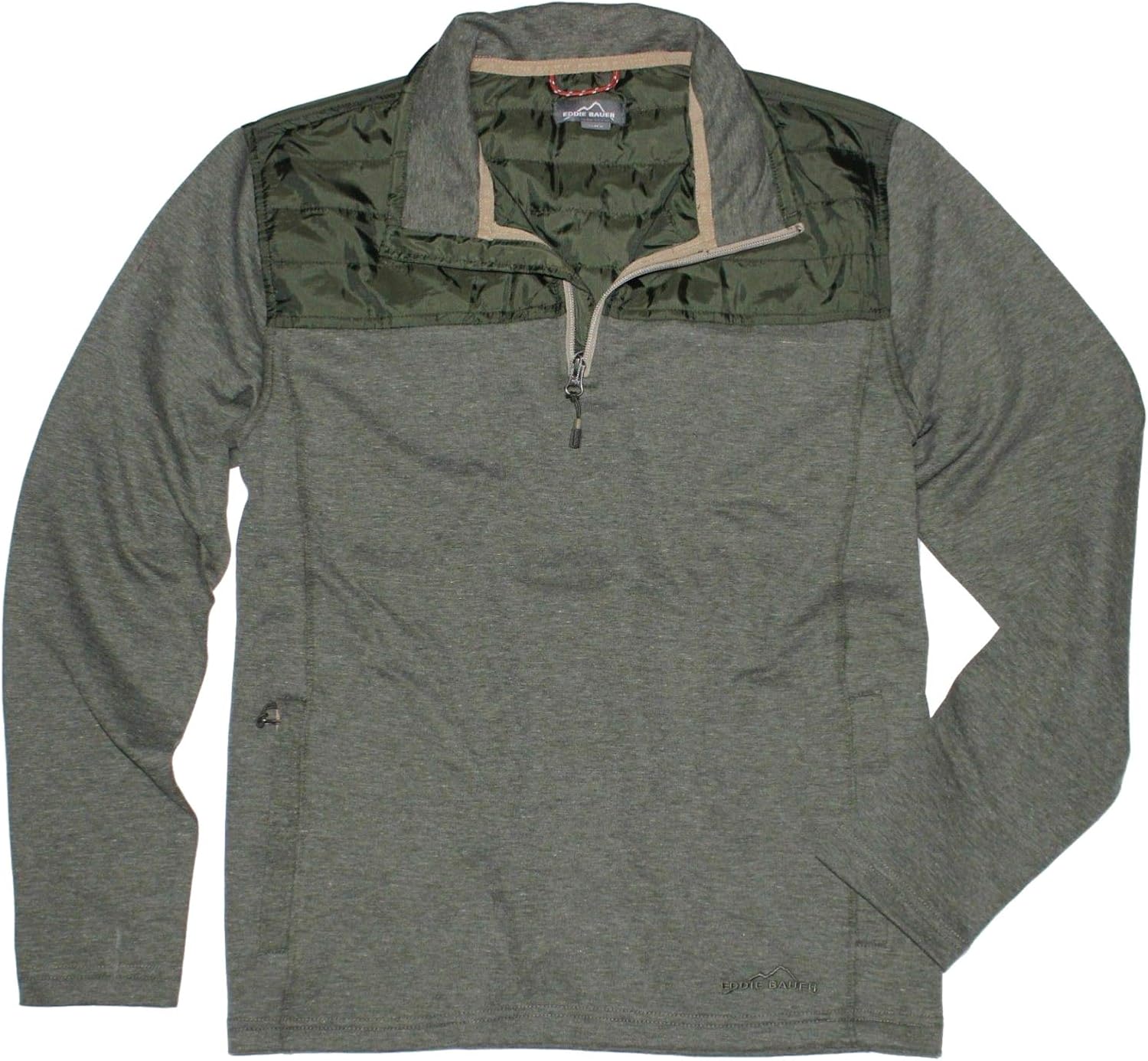 eddie bauer mixed media pullover
