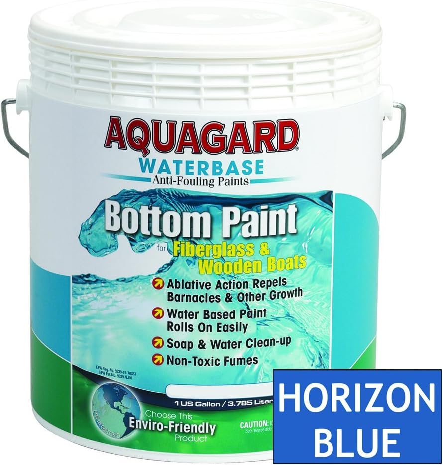 AQUAGARD WATERBASED BOTTOM PAINT GALLON HORIZON BLUE