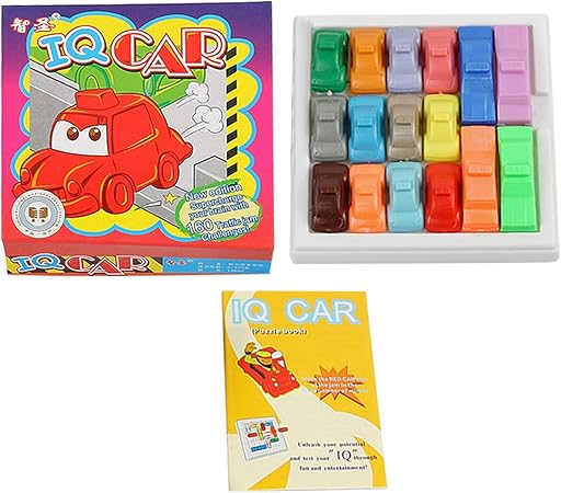 Amazon Iq車ゲーム ゴシレ Gosear ラッシュアワー おもちゃ 交通渋滞ロジックゲーム玩具iq車のボードゲーム子供のためのパズルおもちゃ 子供のインテリジェントな開発教育学習玩具 ボードゲーム おもちゃ