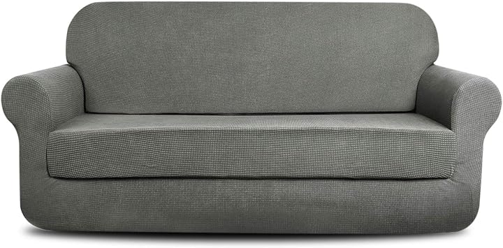 Amazon Com Aujoy Stretch 2 Piece Sofa Covers Water Repellent Dog