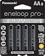 Panasonic BK-3HCCA8BA eneloop pro AA High Capacity Ni-MH Pre-Charged Rechargeable Batteries, 8 Pack